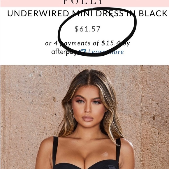 Sexy black mesh mini dress from Oh Polly - Picture 5 of 5